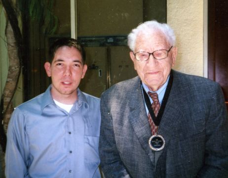 Nicholas Inman with George Beverly Shea